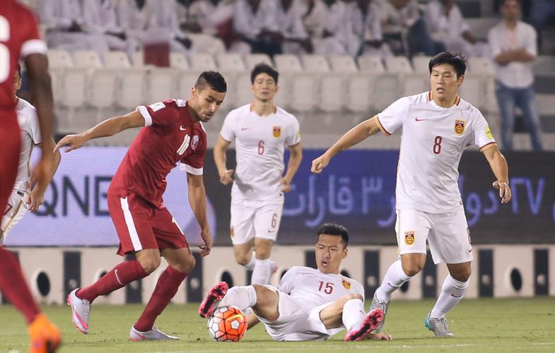 中国国足vs卡塔尔集锦