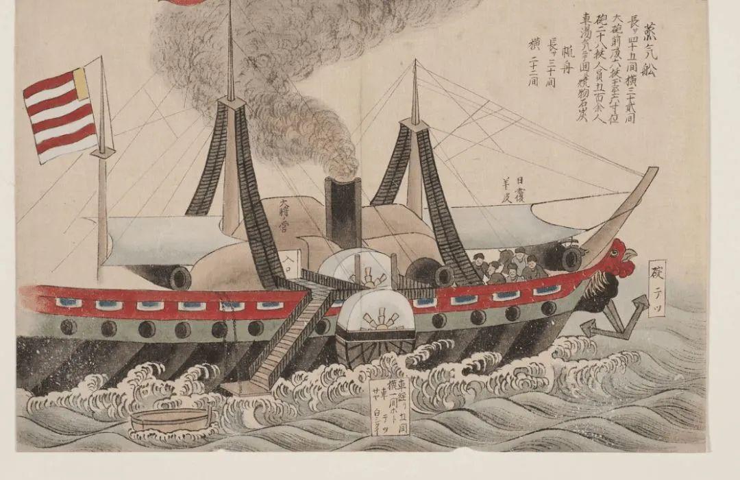 唐朝的船vs日本的船