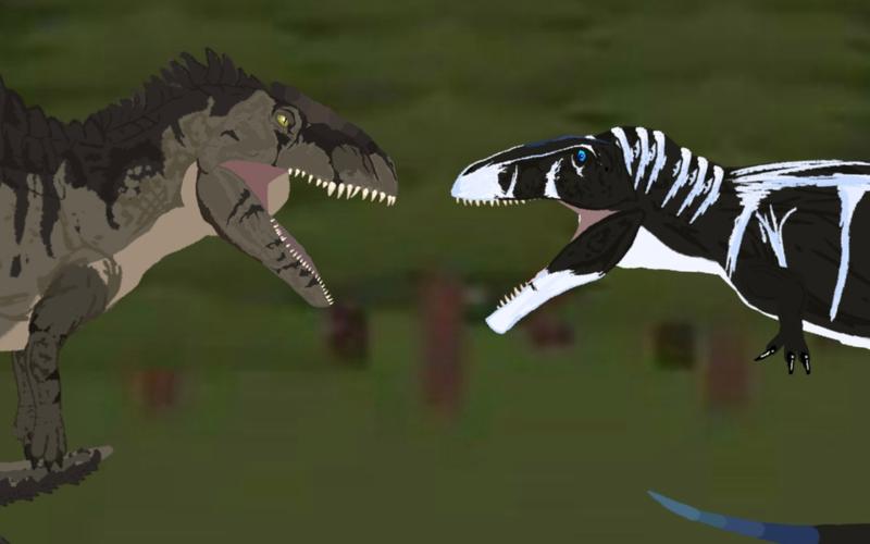 巨兽龙vs鲨齿龙