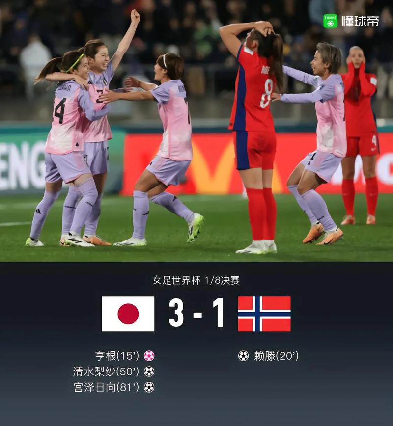 日本女足vs挪威女足得分