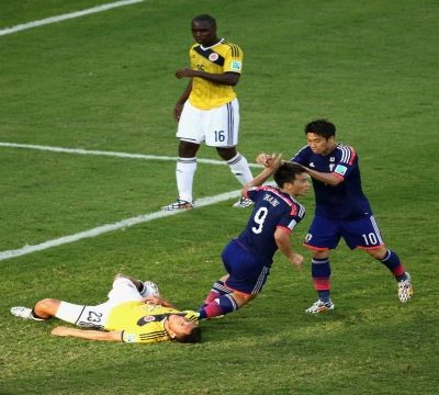 日本vs哥伦比亚交锋