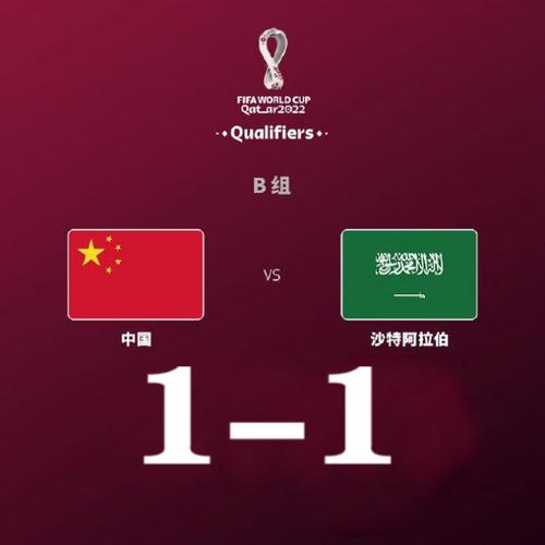 沙特vs中国队上半场比分