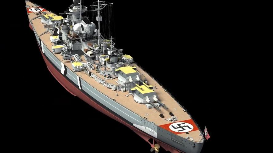 中国军舰vs俾斯麦模拟的相关图片
