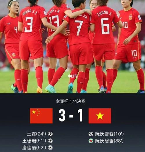 中国女足vs越南女足结果的相关图片