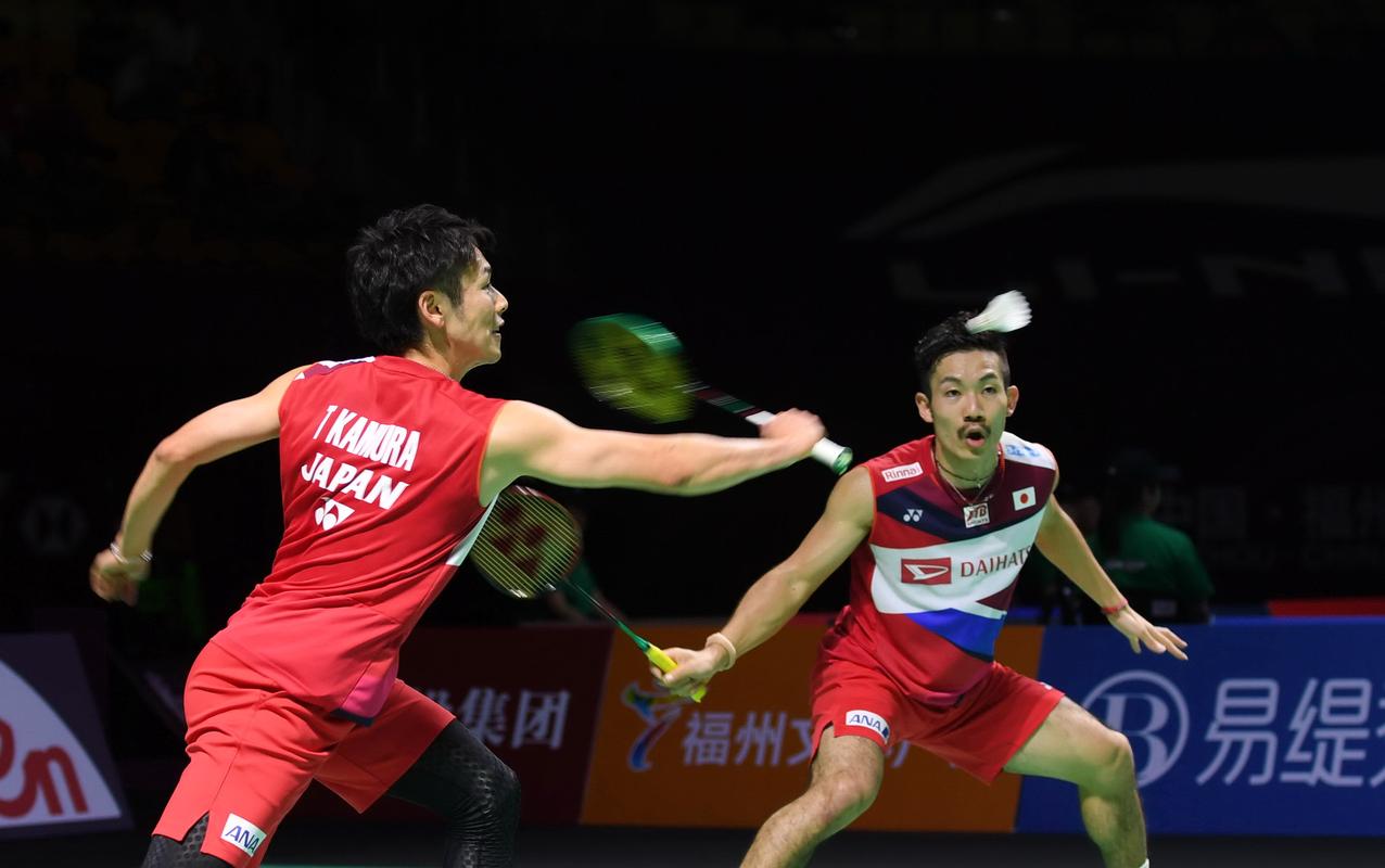 日本羽毛球男双中国vs日本的相关图片