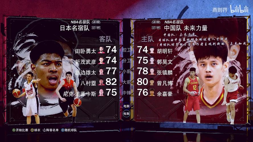 篮球游戏中国队vs日本队的相关图片