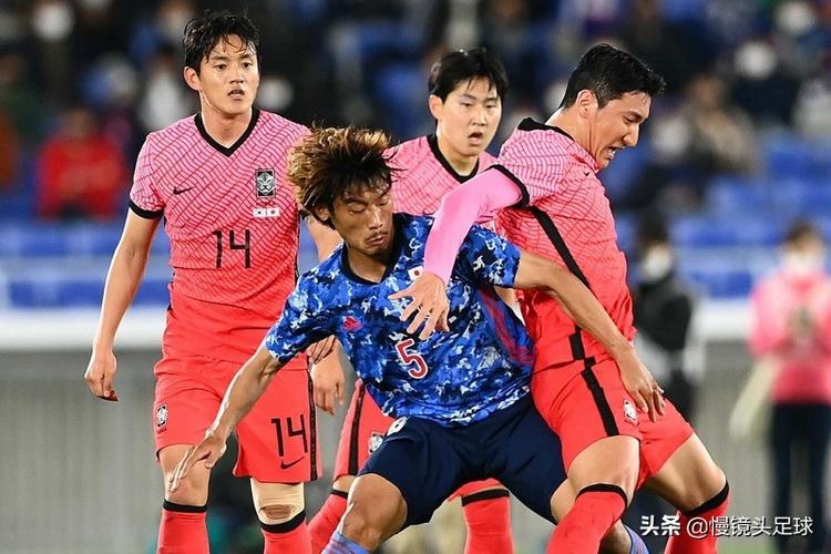 韩国男足vs日本男足巅峰对决的相关图片